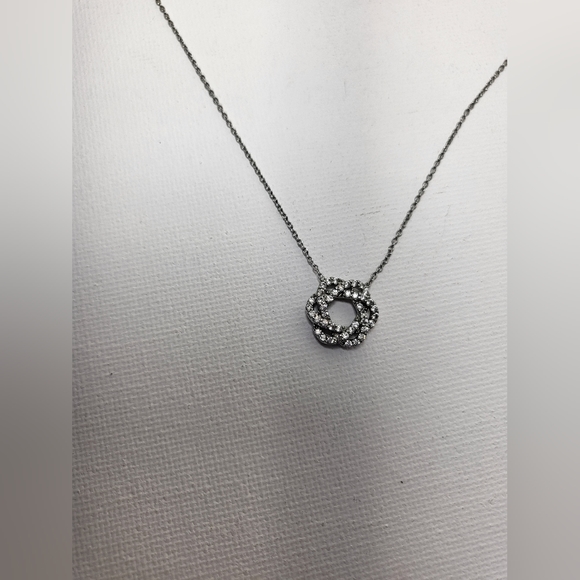 🛍️ | Sparkle & Dainty - Necklace - Knot - Wreath - Rhinestines- Crystal Sparkly - Picture 7 of 10